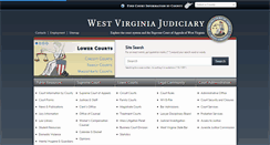 Desktop Screenshot of courtswv.gov